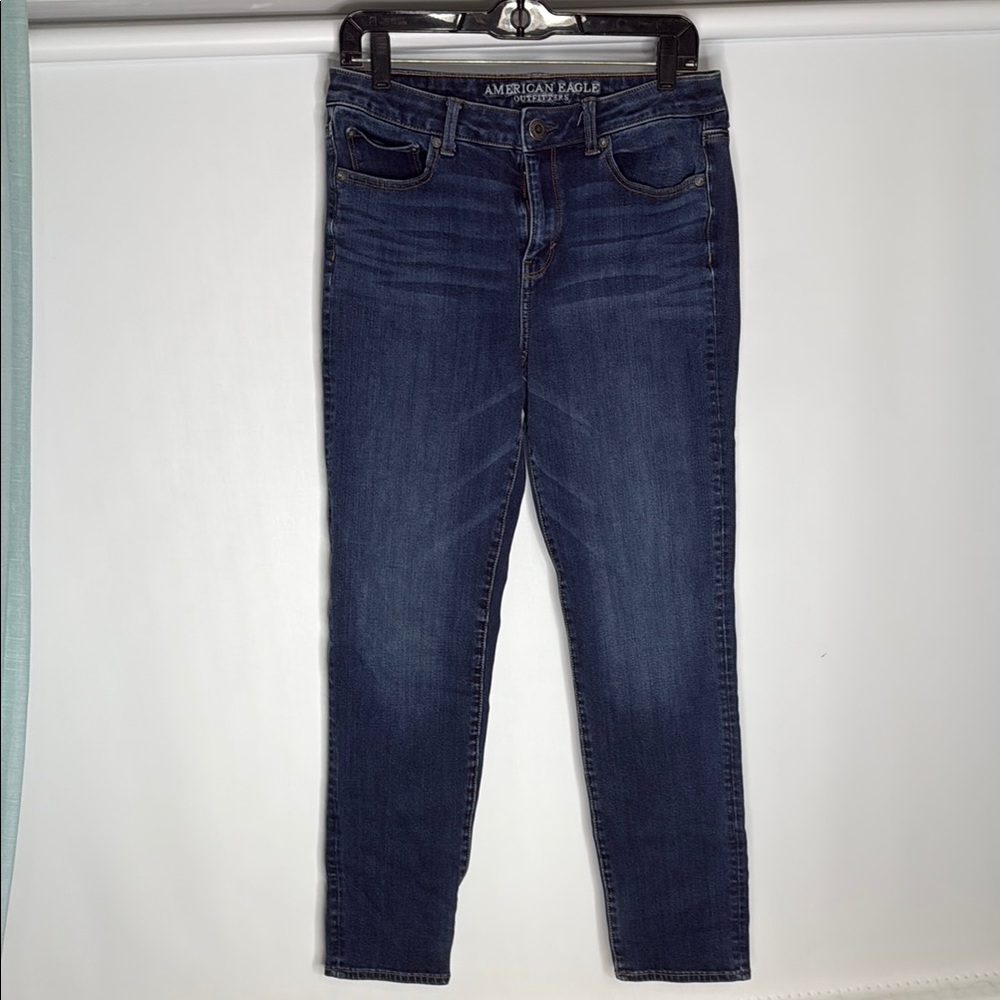 American Eagle Outfitters Blue Skinny Jeans Timeless Fit